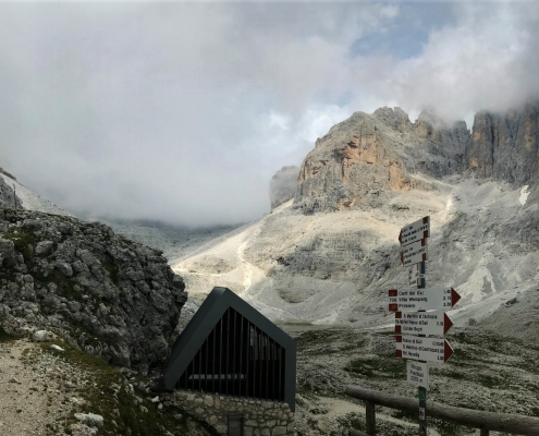Dormire in un rifugio