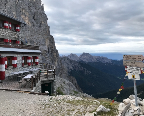 Dormire in un rifugio