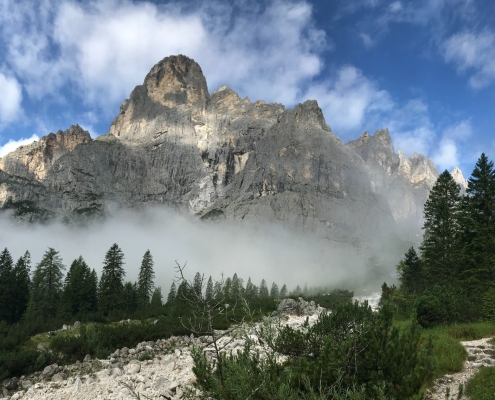 Dormire in un rifugio